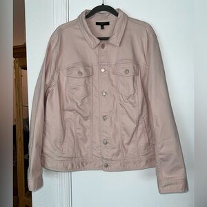 Talbots Blush Pink Denim Jacket